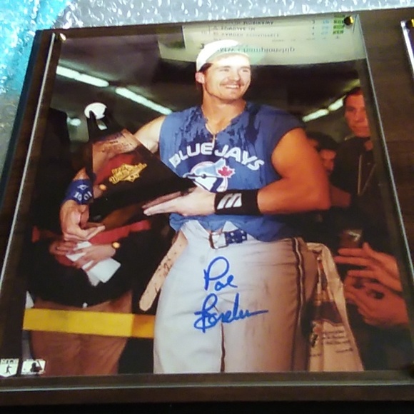 Pat Border 1992 World Series MVP Plaque - Picture 1 of 14